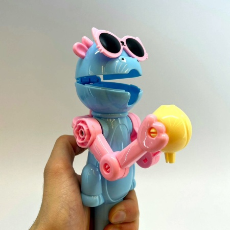 Держатель для леденцов/Игрушка-робот для хранения Lollipop (blue)